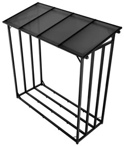 InternetovaZahrada Prístrešok na drevo - 185x70x185 cm