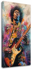 Obraz Jimi Hendrix - Ohnivé tóny | 100% originál domaľovaný akrylom