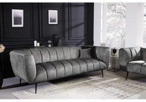 Sedacia súprava 41248 225cm Noblesse Zamat Šedá  - Komfort-nábytok