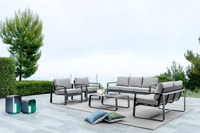 Hliníkový záhradný konferenčný stolík 62x105 cm Merrigan – Bizzotto