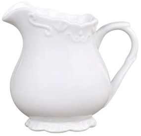 Porcelánový džbánok na mlieko s čipkou Provence lace - 9cm / 0.2L