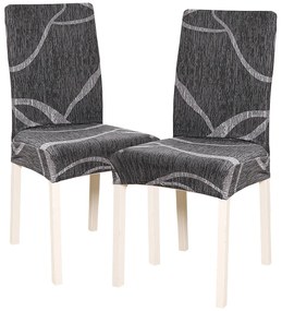 4Home Napínací poťah na stoličku Slate 45 - 50 cm, sada 2 ks