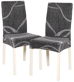 4Home Napínací poťah na stoličku Slate 45 - 50 cm, sada 2 ks