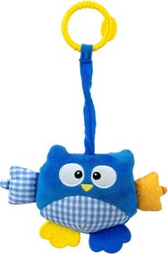 Závesná plyšová hračka Cutie owl 2881 modrá