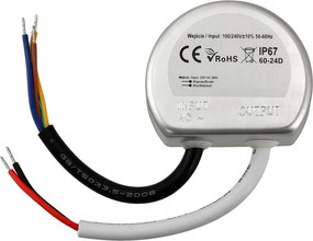 Napájací zdroj pre LED diódy 12V do skrinky 60W 5A IP67