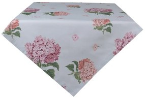 Bavlnený obrus s kvety hortenzie Vintage Grace - 150*250cm