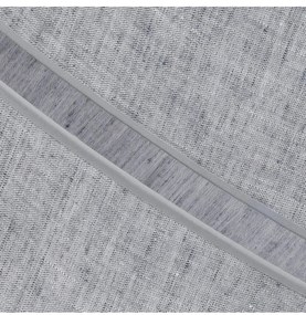 Závesné svietidlo Len, 1x šedé textilné tienidlo, (fi 20 cm), w