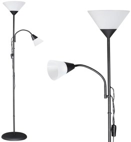 InternetovaZahrada Stojacia lampa Alissa - čierna