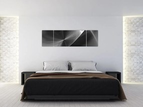 Čiernobiely abstraktný obraz
