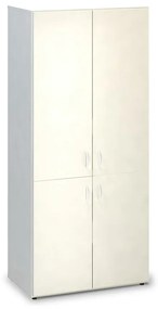 Vysoká skriňa ProOffice 80 x 47 x 178 cm, biela