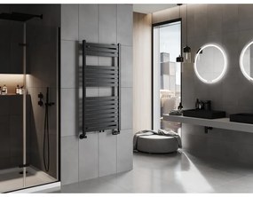 Mexen Uran vykurovacie teleso 1200 x 600 mm, 615 W, čierna, W105-1200-600-00-70