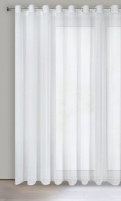 ZÁCLONA NA KRÚŽKOCH VIOLA 300X250 CM BIELA