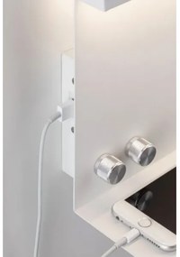 Paulmann 78919 - LED/4,5W Stmievateľné svietidlo s poličkou a USB + LED/1,6W 230V