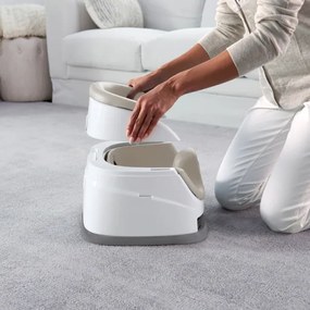 Ingenuity - Podsedák na jedálenskú stoličku 2v1 BABY BASE béžová