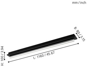 Eglo 98494 - LED stropné svietidlo SPADAFORA LED/25W/230V