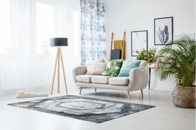Koberec AKRYL VALS 0A040A H03 47 Ornament slonia kosť / sivý