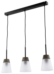 Jupiter 1683 - Luster na lanku DOMINO 3xE27/60W/230V biela