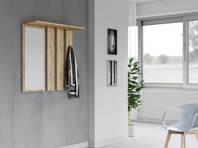Vešiakový panel Oasis 1 (dub sonoma) (so zrkadlom). Akcia -14%. Vlastná spoľahlivá doprava až k Vám domov. 1132564
