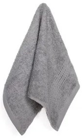 Bavlnený uterák Rondo 30x50 cm sivý