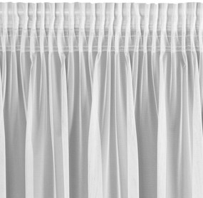 ZÁCLONA NA PÁSKE AMY 300X150 CM BIELA
