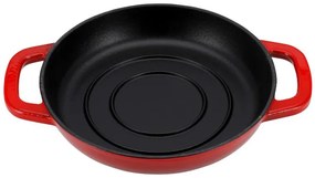 Silvercrest®  Liatinový hrniec/forma na chlieb Premium (okrúhly, červená)  (100393138)