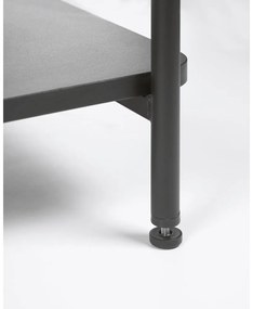 Čierny kovový set do predsiene Kave Home Galatia