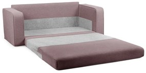 Svetloružová rozkladacia pohovka 160 cm Come – Bobochic Paris