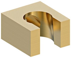 Mosadzný držiak na sprchovú hlavicu v zlatej farbe – Sapho