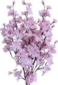 Zväzok vetvičiek ČEREŠŇA ružová 78 cm, 3 ks