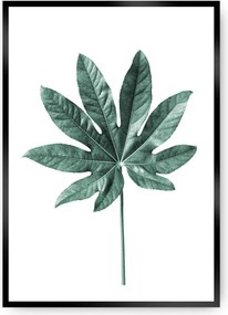 Plagát Leaf Emerald Green