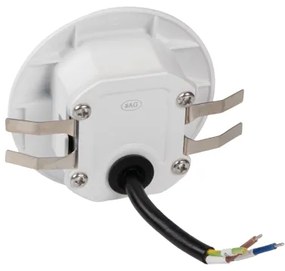 Kanlux 39123 - LED schodové svietidlo so senzorom EXIN 2,5W/230V 3000K IP65 biele guľaté