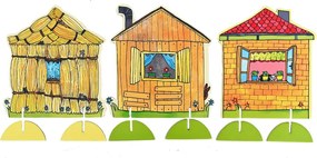 MARIONETINO – O troch prasiatkach – súbor kulís k bábkovému divadlu