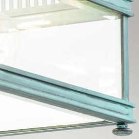 Elstead HOLBORN-F-VDG - Vonkajšie svietidlo HOLBORN 2xE27/60W/230V IP44 tyrkysové