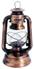 Lampáš MagicHome HL0112, 25 cm, Classic, petrolej