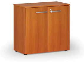 Kancelárska skriňa s dverami PRIMO WOOD, 740 x 800 x 420 mm, čerešňa