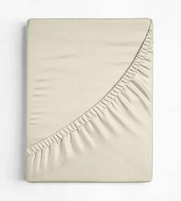 Jersey plachta de Luxe 90-100x200 cm prírodná biela