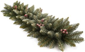 Girlanda Premium zasnežená s jarabinou 100 cm
