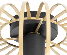 Dizajnové stropné svietidlo zlaté 39 cm - Johanna