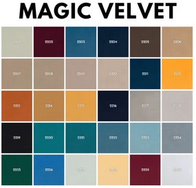 Mrava Čalúnená manželská posteľ LAMDA Rozmer: 200x160, Výška záhlavia: 107 cm
