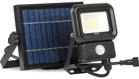 Kobi LED vonkajší solárny reflektor so senzorom 10W/3,7V 6500K IP65 2200mAh KB0166