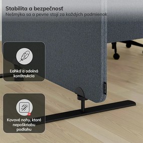 Akustická stena SADIE Carbon Fog 260/145 cm