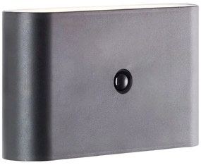 Brilliant - LED vonkajšie nabíjacie nástenné svietidlo so senzorom XINO LED/3W/5