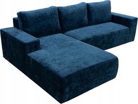 Rohová rozkladacia sedačka 270x175x85 funkcia spánku nádoba Fuzzy O-sofa