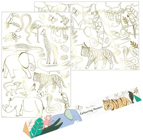 Omaľovánky Jungle – Meri Meri