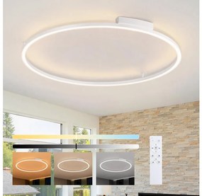 Brilagi - LED stmievateľné svietidlo PORTOFINO LED/85W/230V pr. 120 cm biela + diaľkové ovládanie