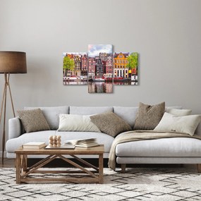 Obraz - Amsterdam, tanečné domy (90x60 cm)