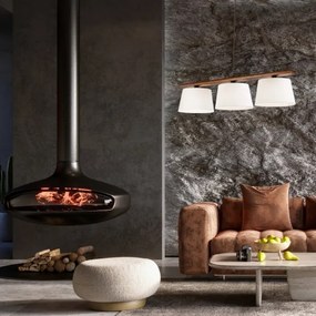 Luster na lane AIDA 3xE27/60W/230V orech