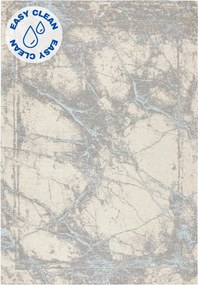 Veľký koberec 200 x 280 Deco Rugs Grey Blue Net (4528) béžovo-modrý