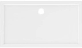 Mexen, Mexen Flow obdĺžniková sprchová vanička slim 75 x 150 cm, biely lesk - 46R107515
