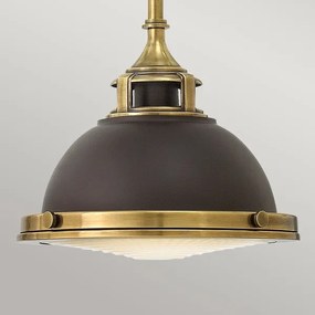 Hinkley HK-AMELIA-P-S-RB - Luster na tyči AMELIA 1xE27/60W/230V mosadz